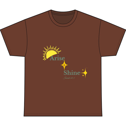 Arise & Shine Tee — Inspirational Bible verse